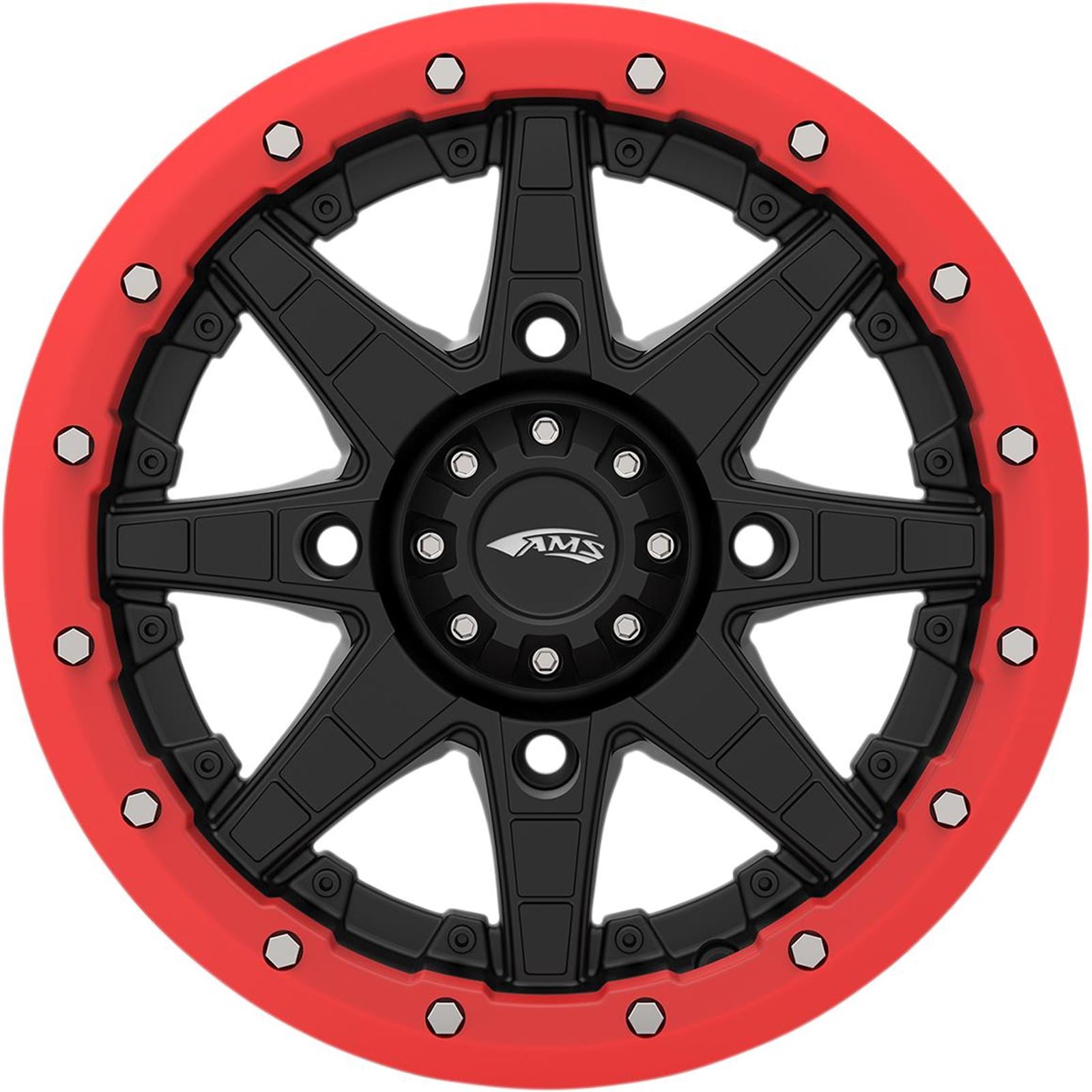 AMS TIRES Ring Beadlock - Red - 15" 0223-0179_220068