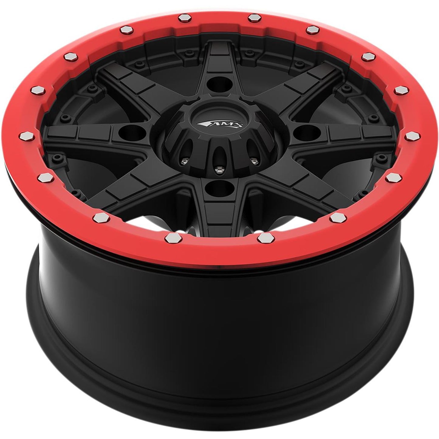 AMS TIRES Ring Beadlock - Red - 15" 0223-0179_220071