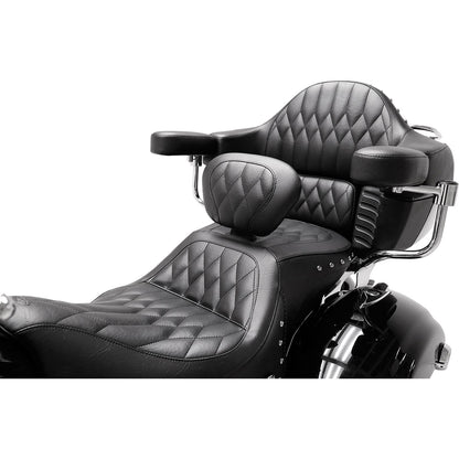 Mustang Motorcycle Products Heated Seat - Diamond - Driver's Backrest - Roadmaster 79664_448002