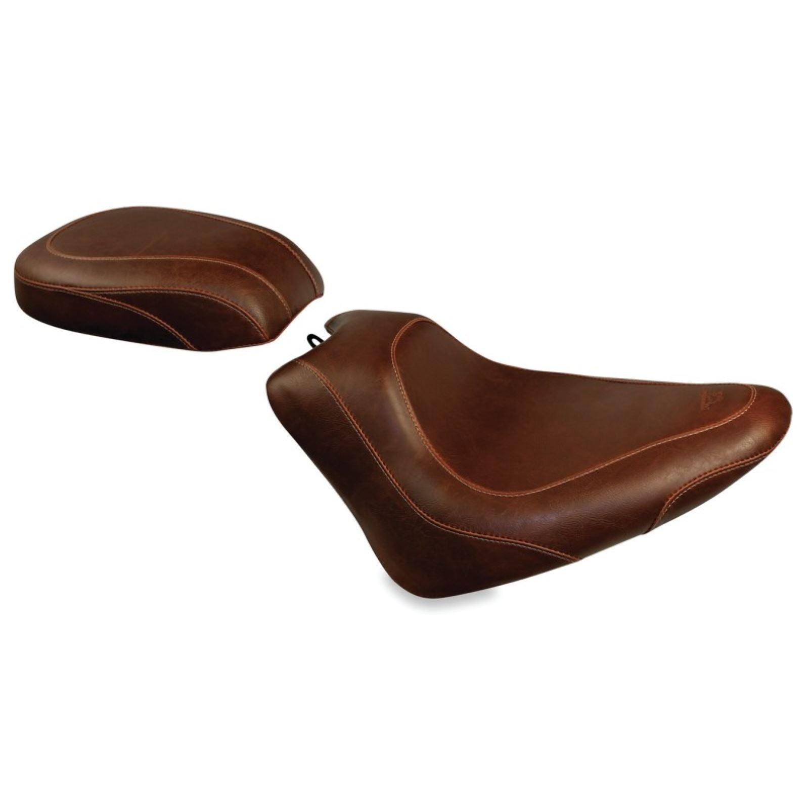Mustang Motorcycle Products Wide Tripper Solo Seat - Brown 76764_1674272