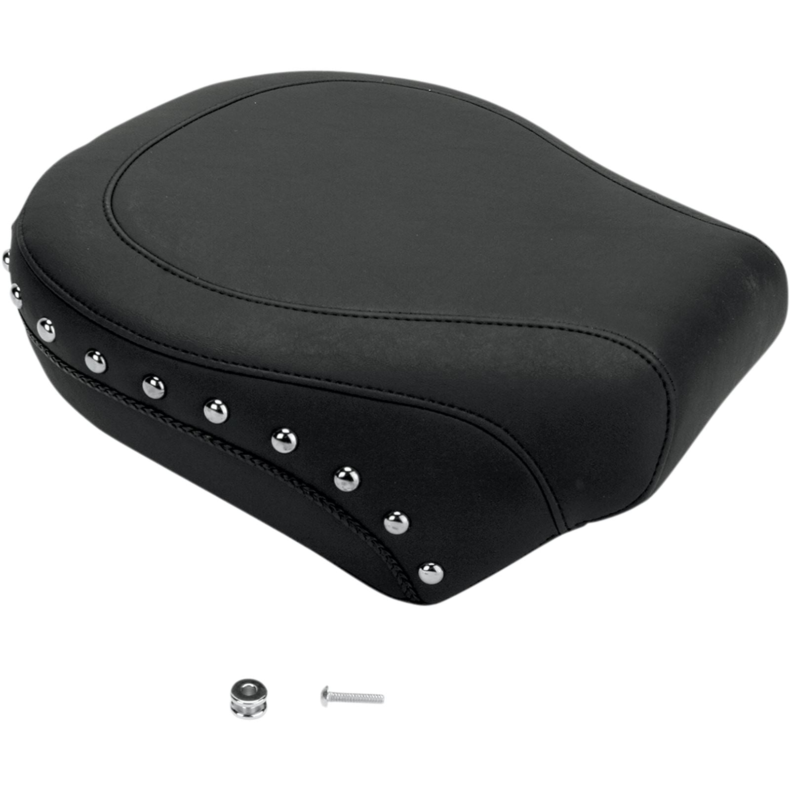 Mustang Motorcycle Products Wide Pillion Seat - Studded - Softail '06-'10 76243_447474