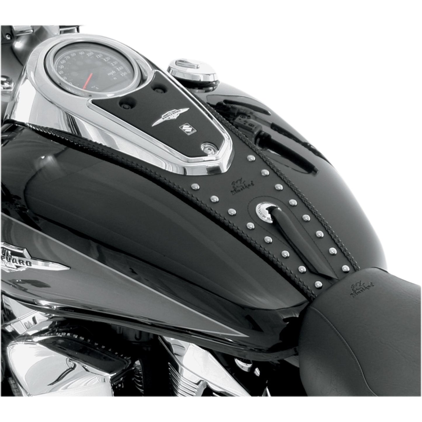 Mustang Motorcycle Products Tank Bib with Studs and Concho For Suzuki 93208_447224