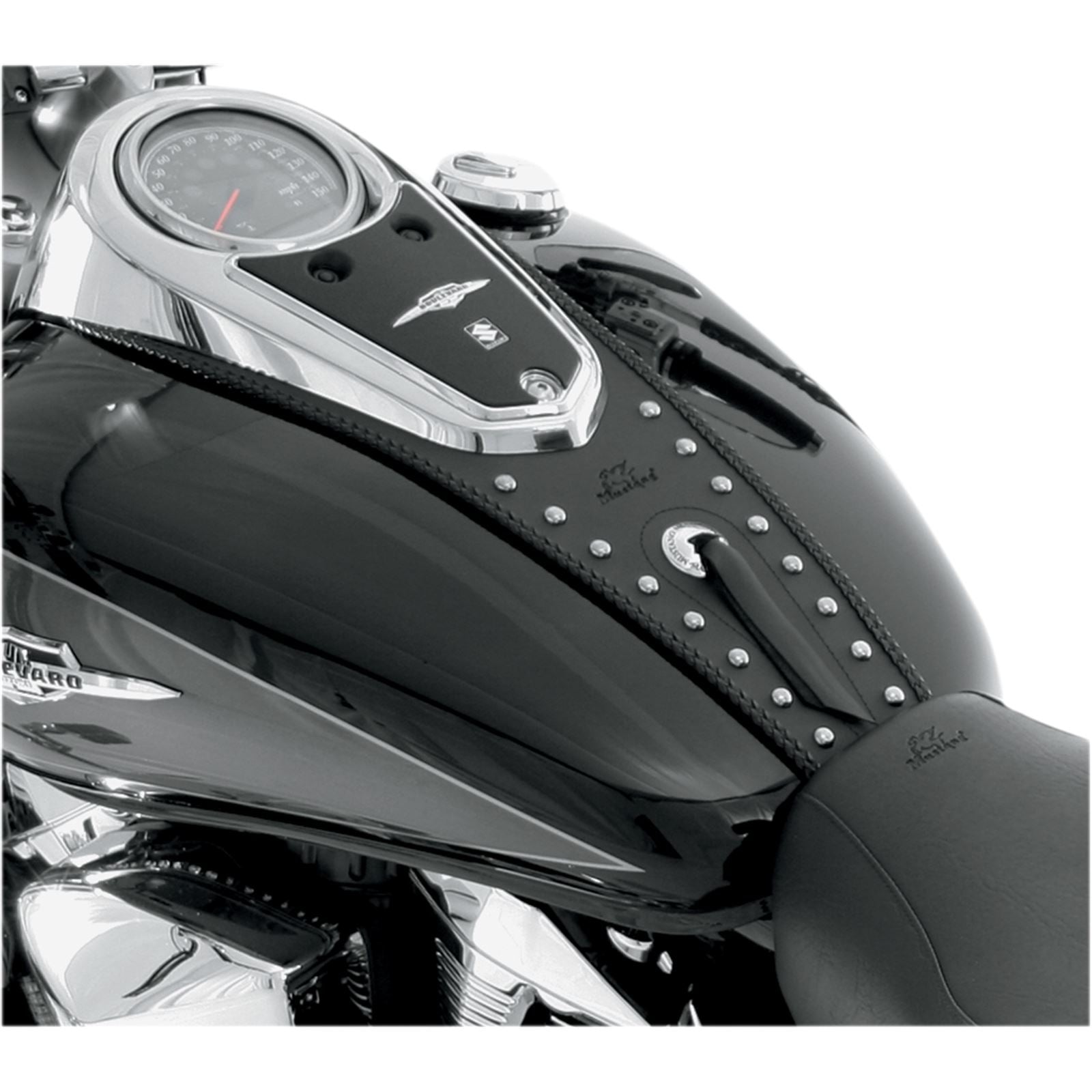 Mustang Motorcycle Products Tank Bib with Studs and Concho For Suzuki 93208_447224