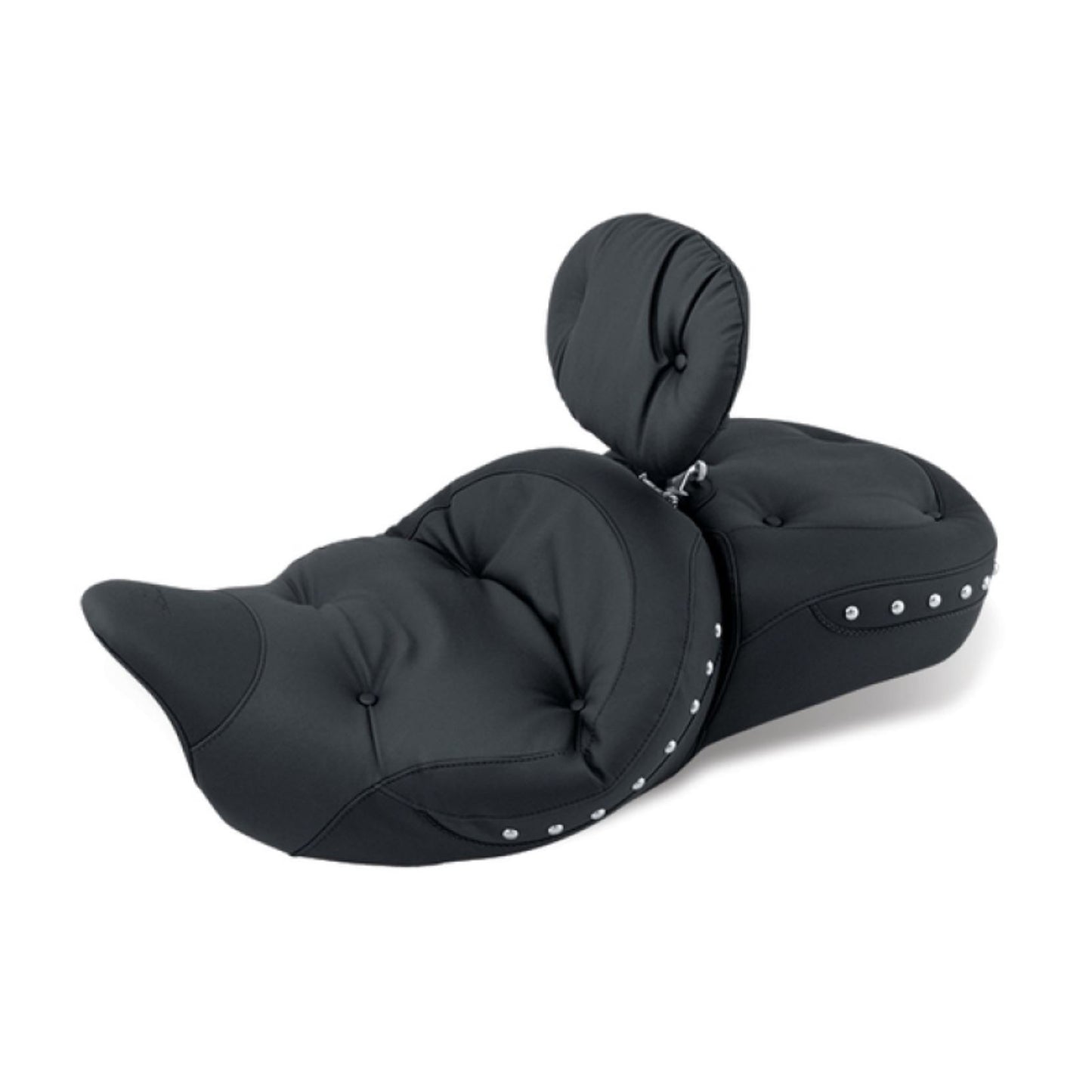 Mustang Motorcycle Products Super Touring Regal Seat - Studded - Driver Backrest 79608_1674625