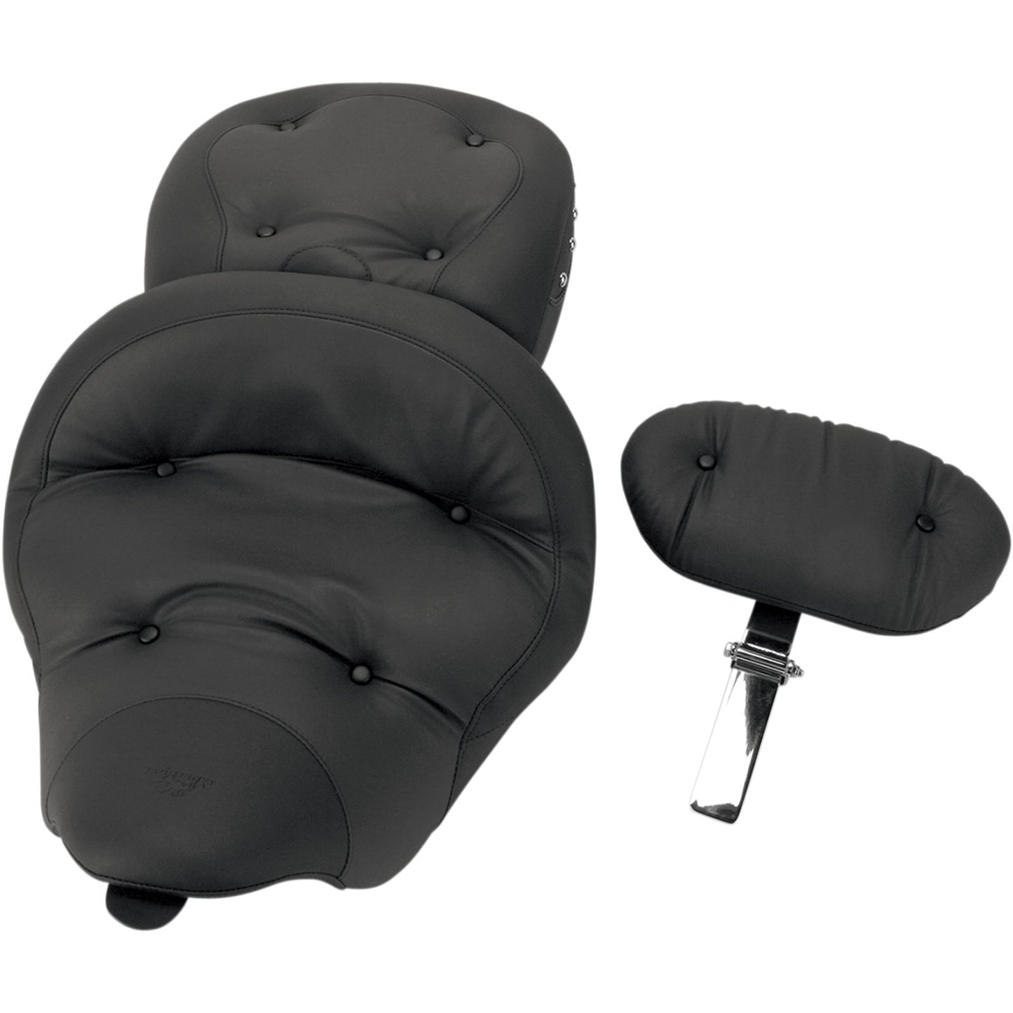 Mustang Motorcycle Products Super Touring Regal Seat - Studded - Driver Backrest 79608_447345