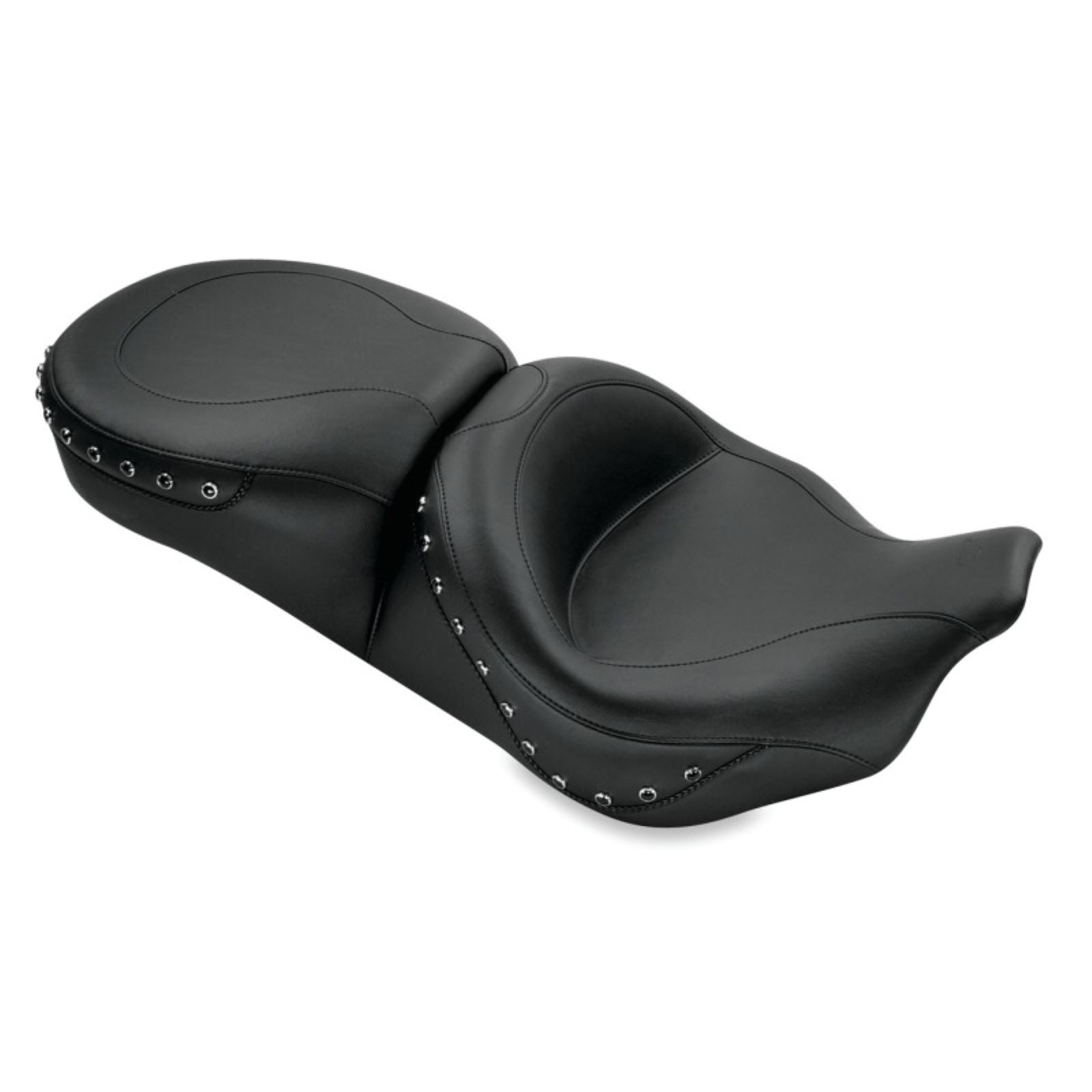 Mustang Motorcycle Products Touring Seat - Black Studs - '08-'19 FLT 76039_1674090