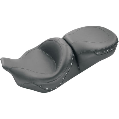 Mustang Motorcycle Products Touring Seat - Black Studs - '08-'19 FLT 76039_447316
