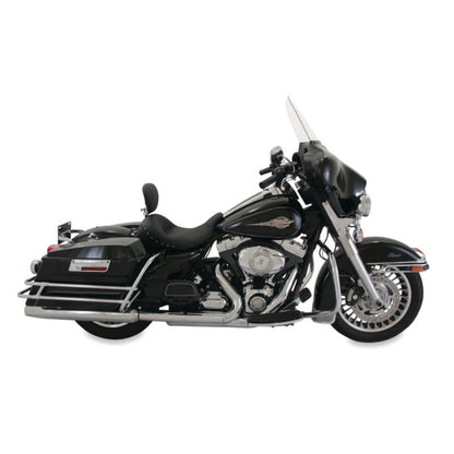 Mustang Motorcycle Products Solo Chrome Studded Seat - Driver's Backrest - FL '08+ 79602_1674629