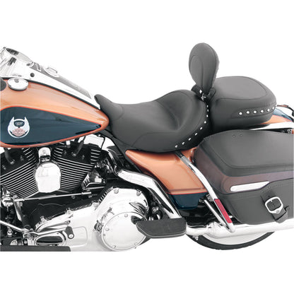 Mustang Motorcycle Products Solo Chrome Studded Seat - Driver's Backrest - FL '08+ 79602_447318