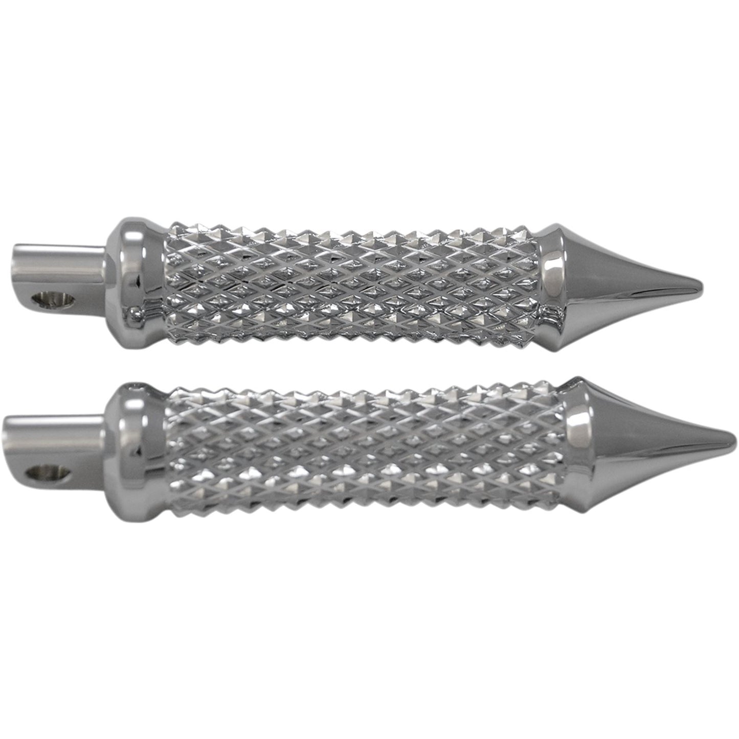 Eddie Trotta Designs Cross Cut Footepegs - Chrome OPEN BOX [MPN: TC779]_1893049