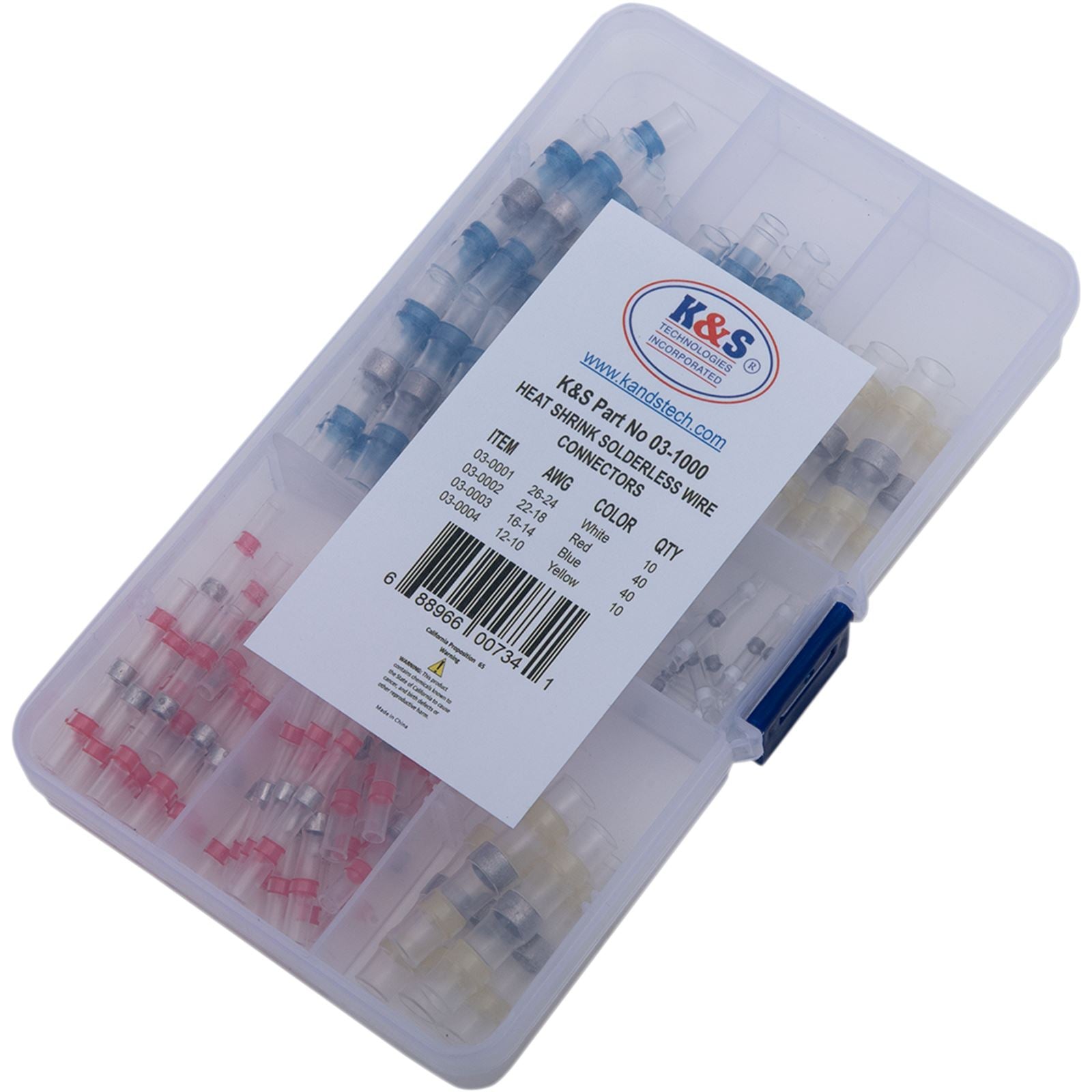 K&S Solderless Wire Connectors 03-1000_404757