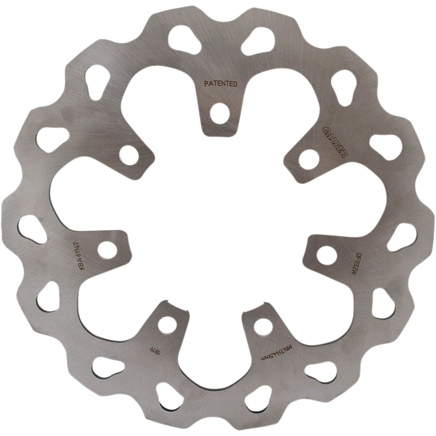 Galfer Wave® Brake Rotor - Front - Solid Mount DF932W_389993