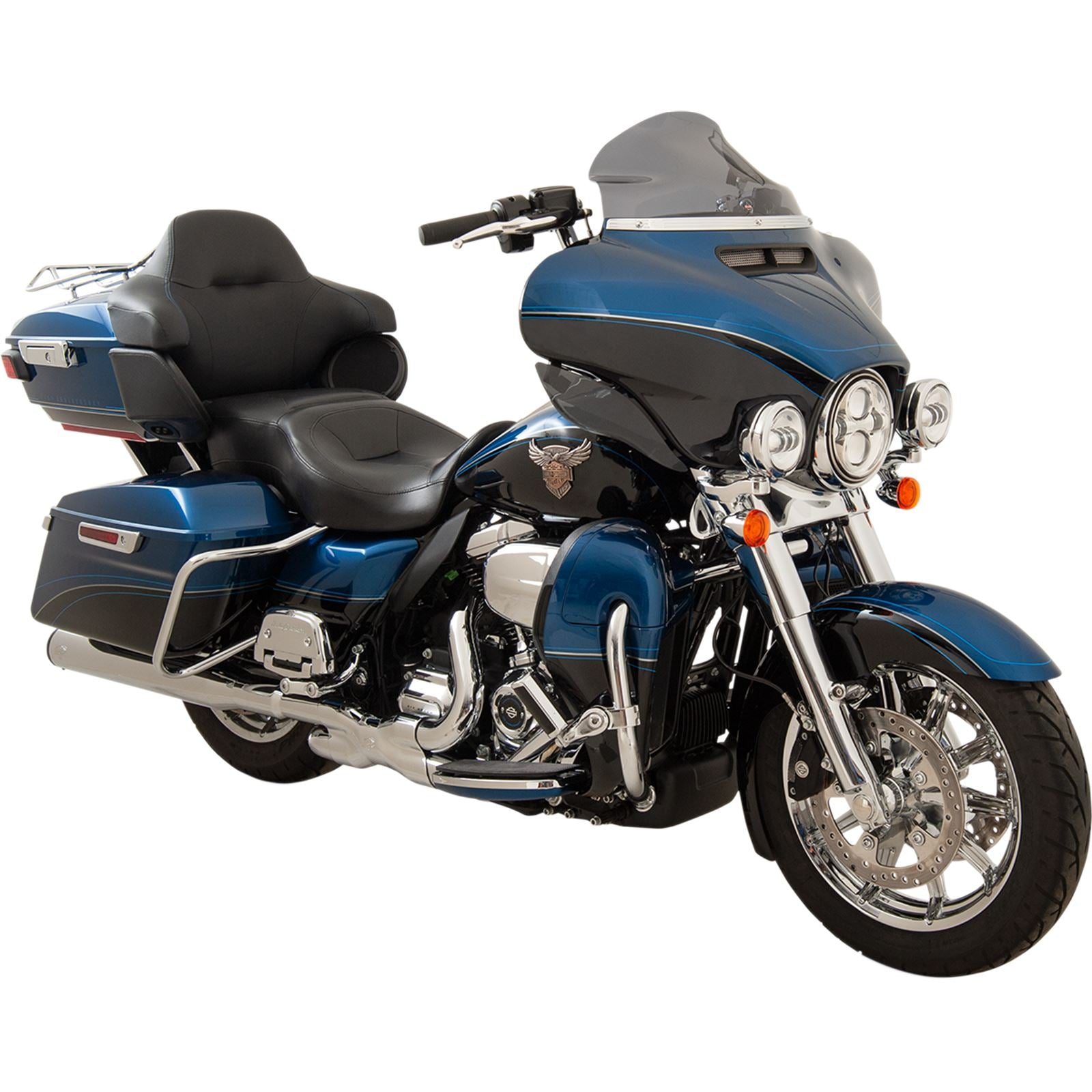 Klock Werks Windshield - 8.5" - Dark Smoke - FLHT '14+ [MPN: KW050102102014]_409638