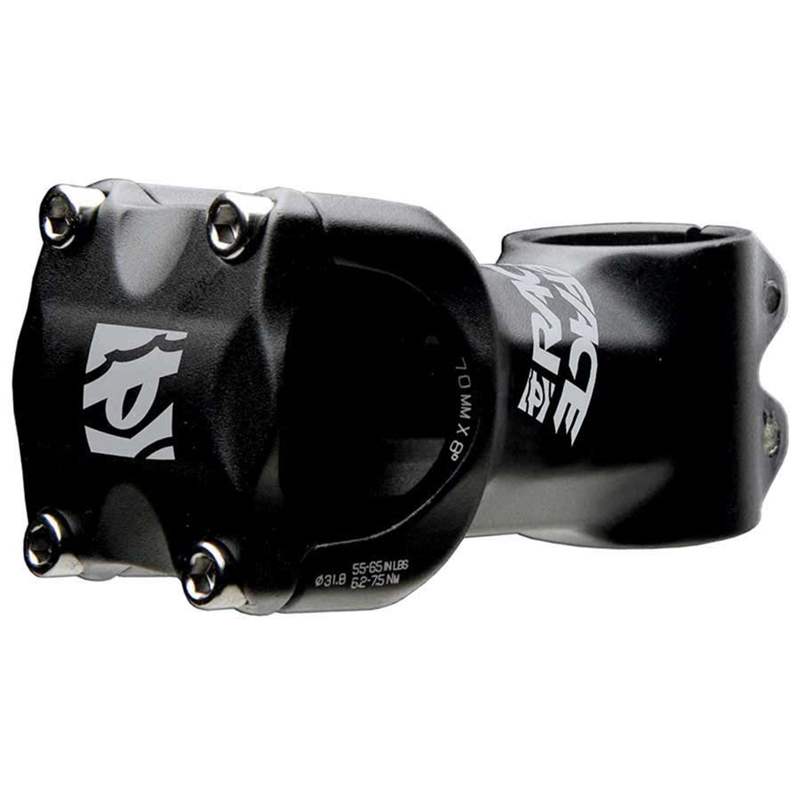 Race Face Ride XC Stem- 70mm, 31.8 Clamp, +/-6, 1 1/8", Aluminum, Black  [MPN: ST12RX31.870X6BLK]_1108903