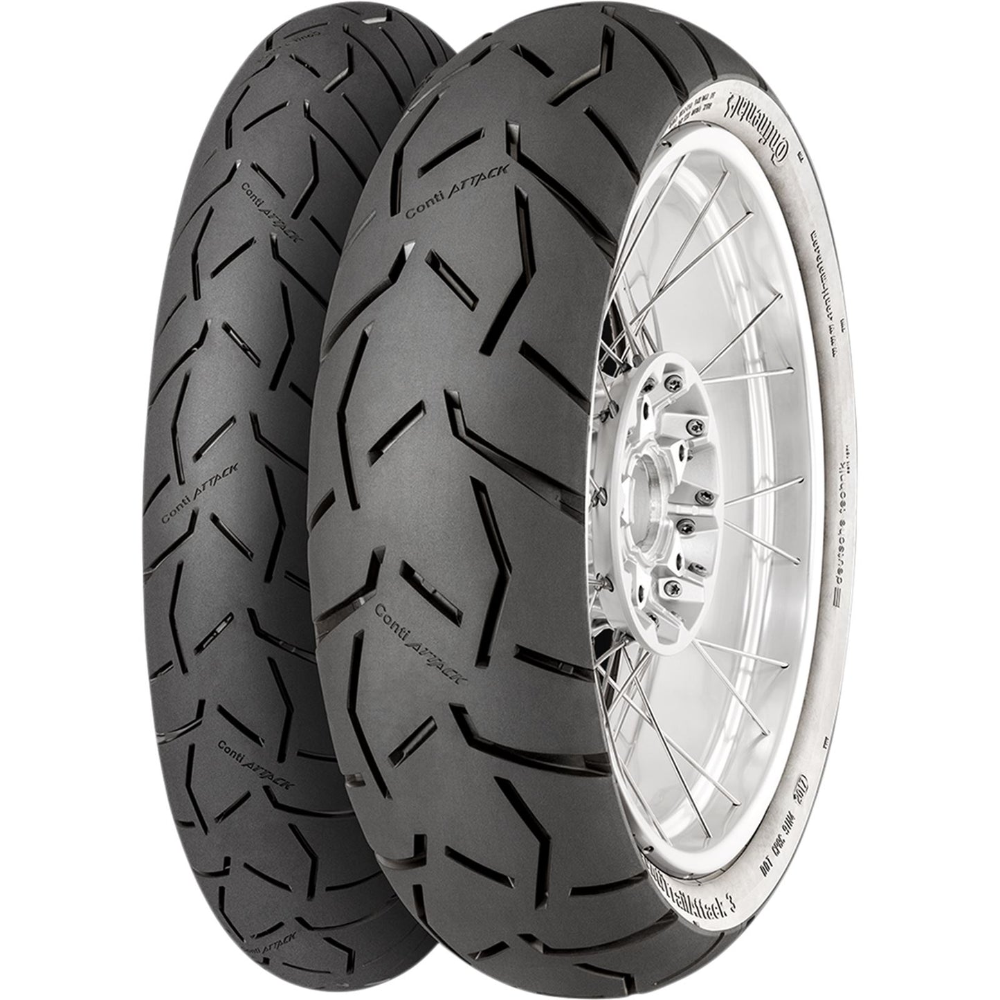 Continental Tire - Powersports ContiTrailAttack 3 Dual Sport Tire - Rear - 180/55ZR17 - (73W) 02445410000_365625