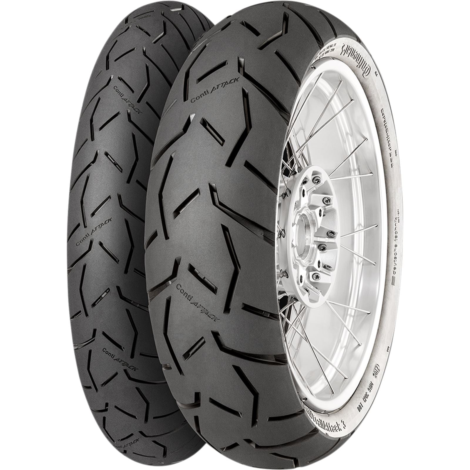 Continental Tire - Powersports ContiTrailAttack 3 Dual Sport Tire - Rear - 180/55ZR17 - (73W) 02445410000_365625