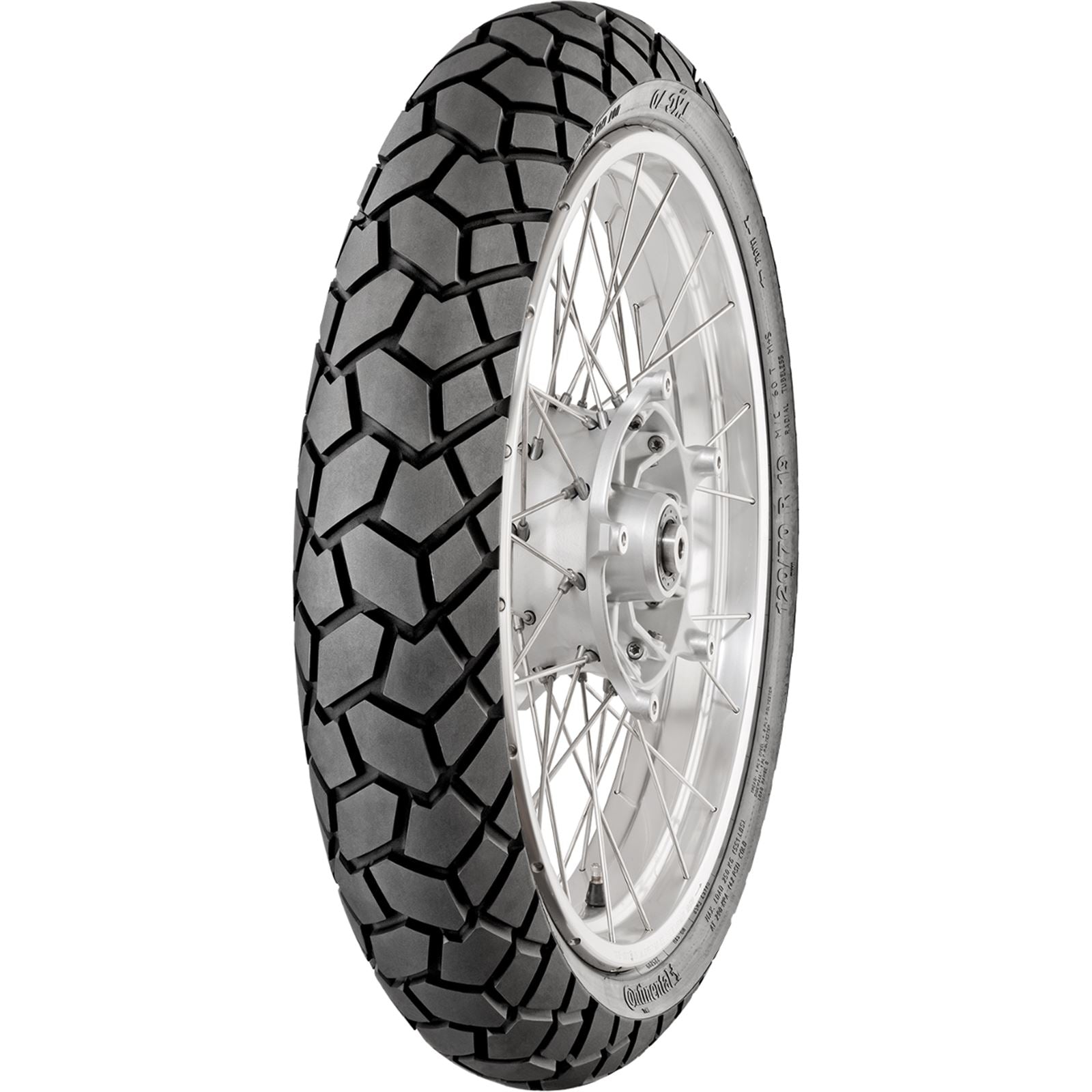 Continental Tire - Powersports TKC70 Tire - Rear - 180/55ZR17 - 73W 02444650000_365467
