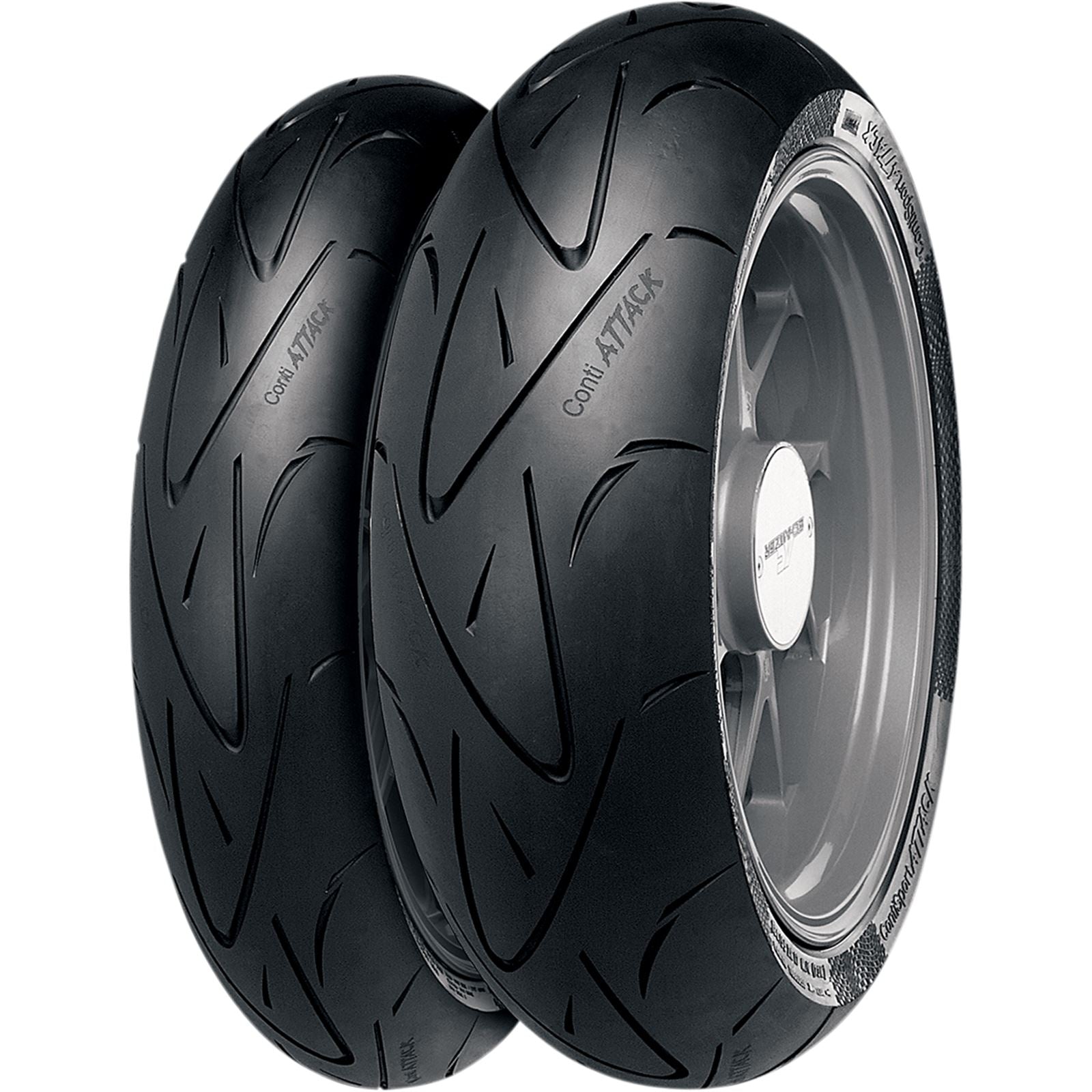 Continental Tire - Powersports Tire - Sport Attack - 180/55ZR17 02443930000_365438