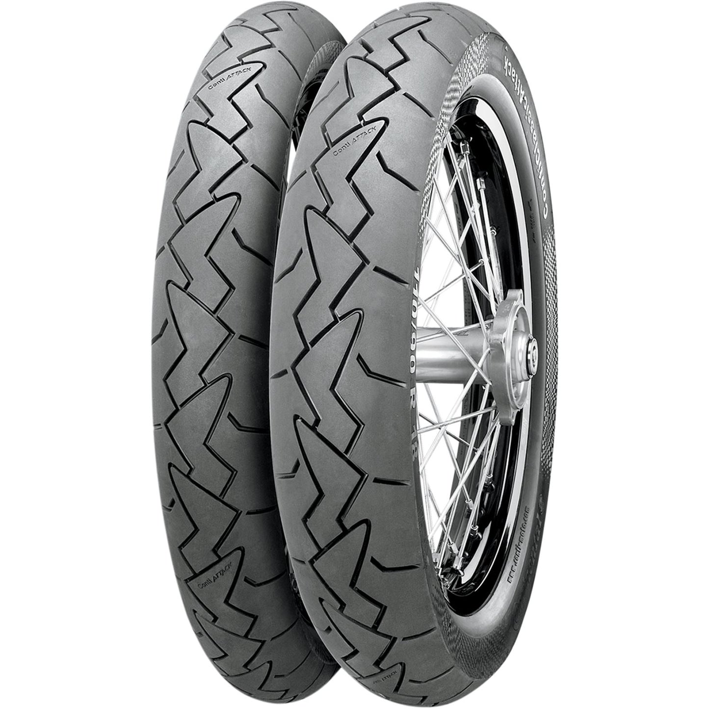 Continental Tire - Powersports Tire - Classic Attack - 100/90R19 02441780000_365373