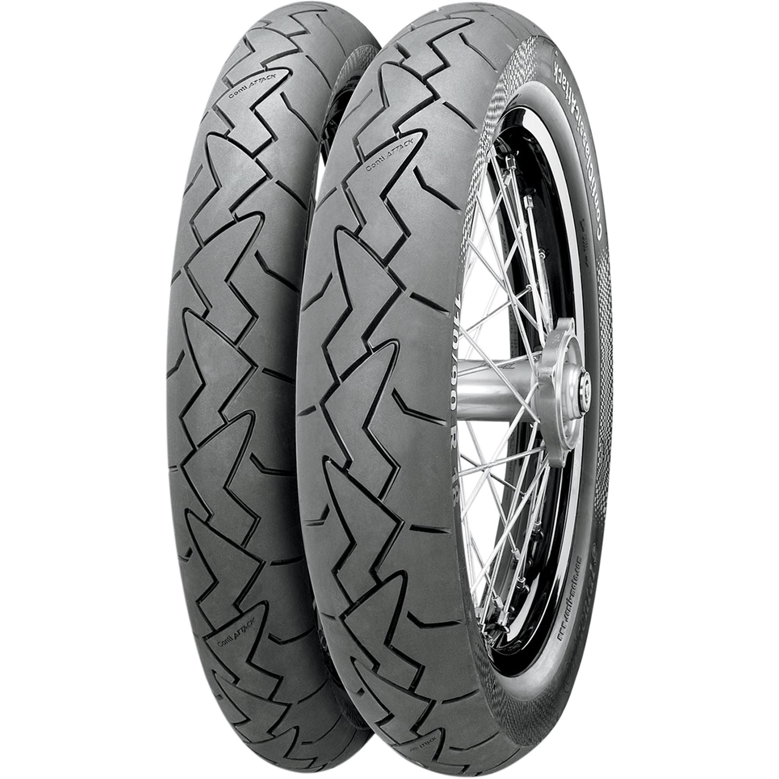 Continental Tire - Powersports Tire - Classic Attack - 100/90R19 02441780000_365373