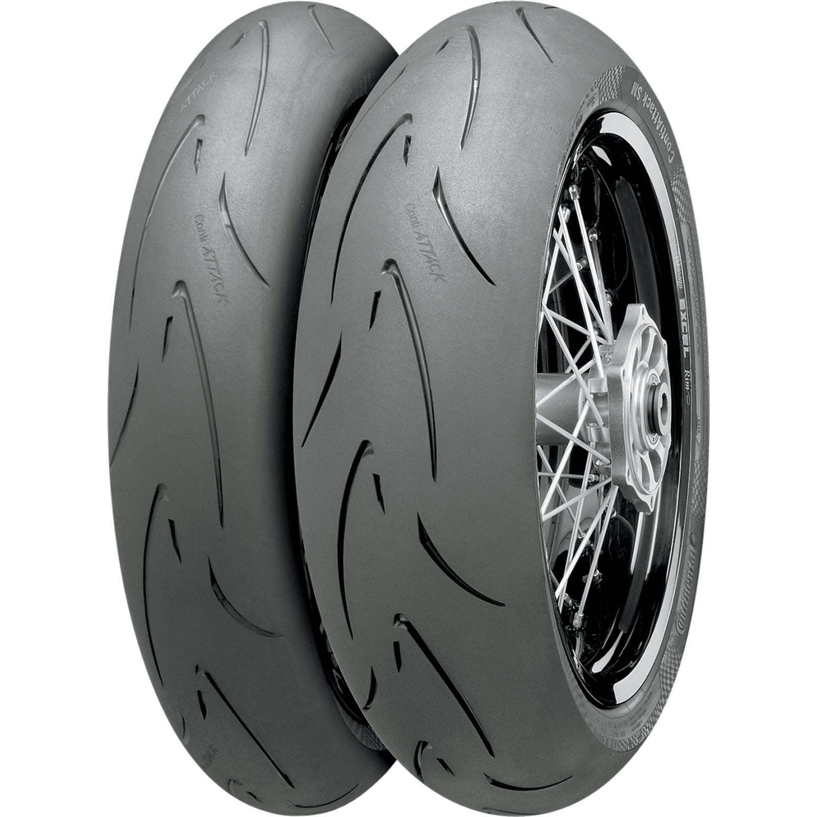 Continental Tire - Powersports Tire - Sport Attack 2 - 120/70ZR17 02440060000_365368