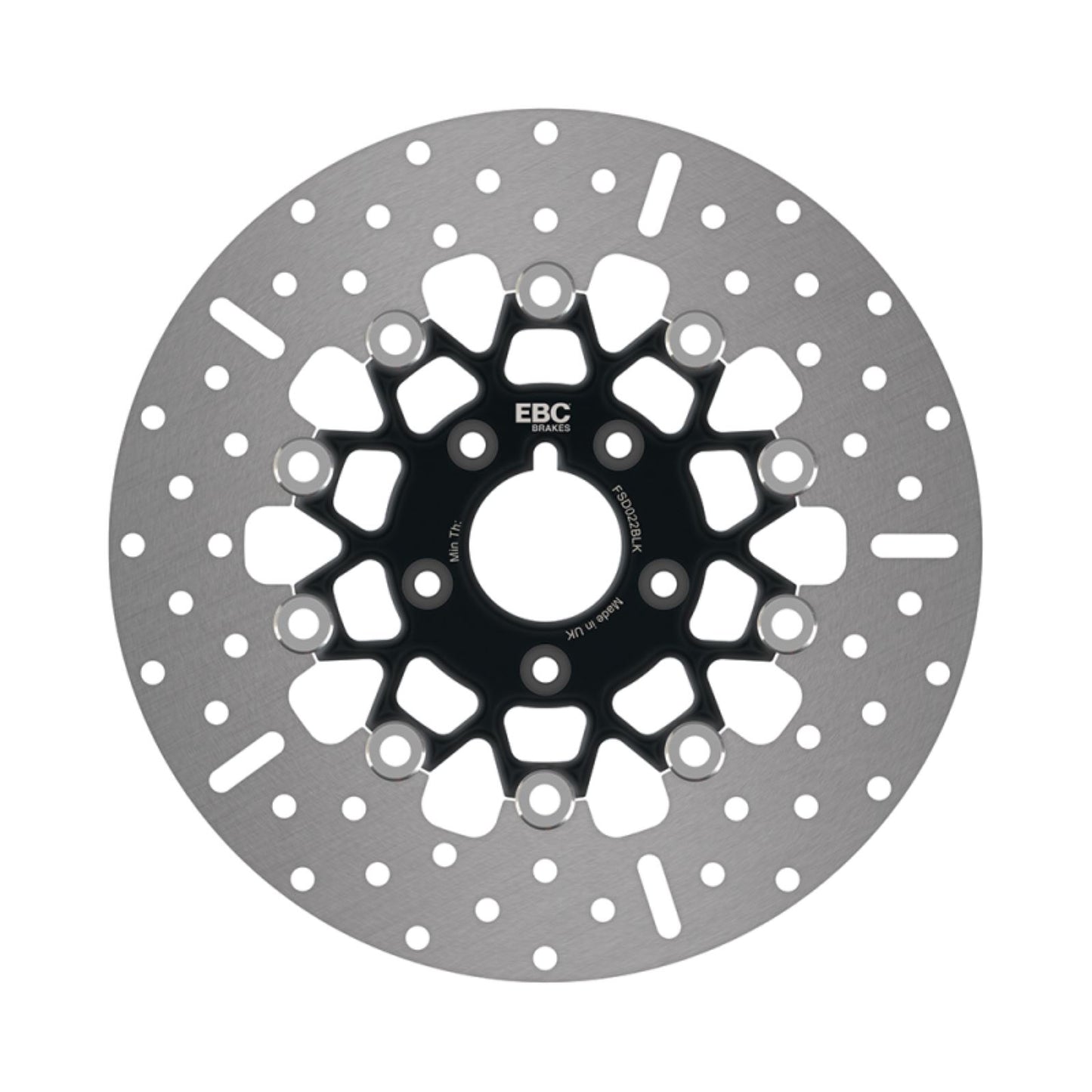 EBC Brakes Brake Rotor - Black Carrier - FSD022 Black FSD022BLK_1456272