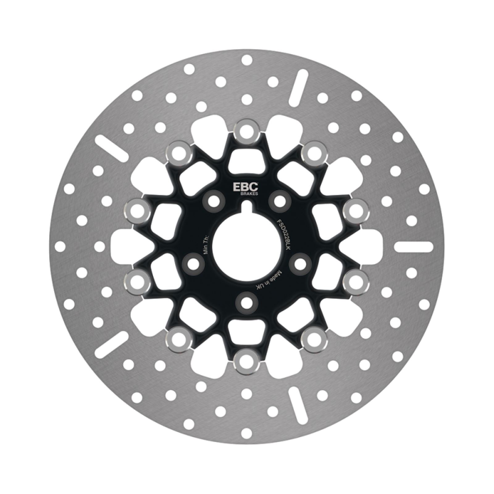 EBC Brakes Brake Rotor - Black Carrier - FSD022 Black FSD022BLK_1456272