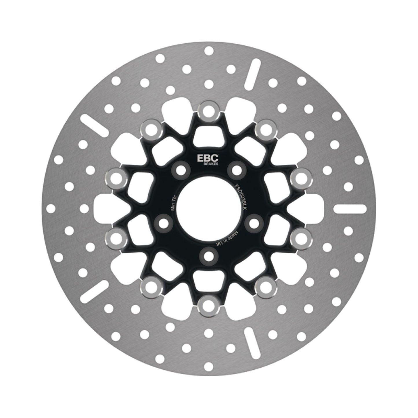EBC Brakes Brake Rotor - Black Carrier - FSD023 Black FSD023BLK_1454573