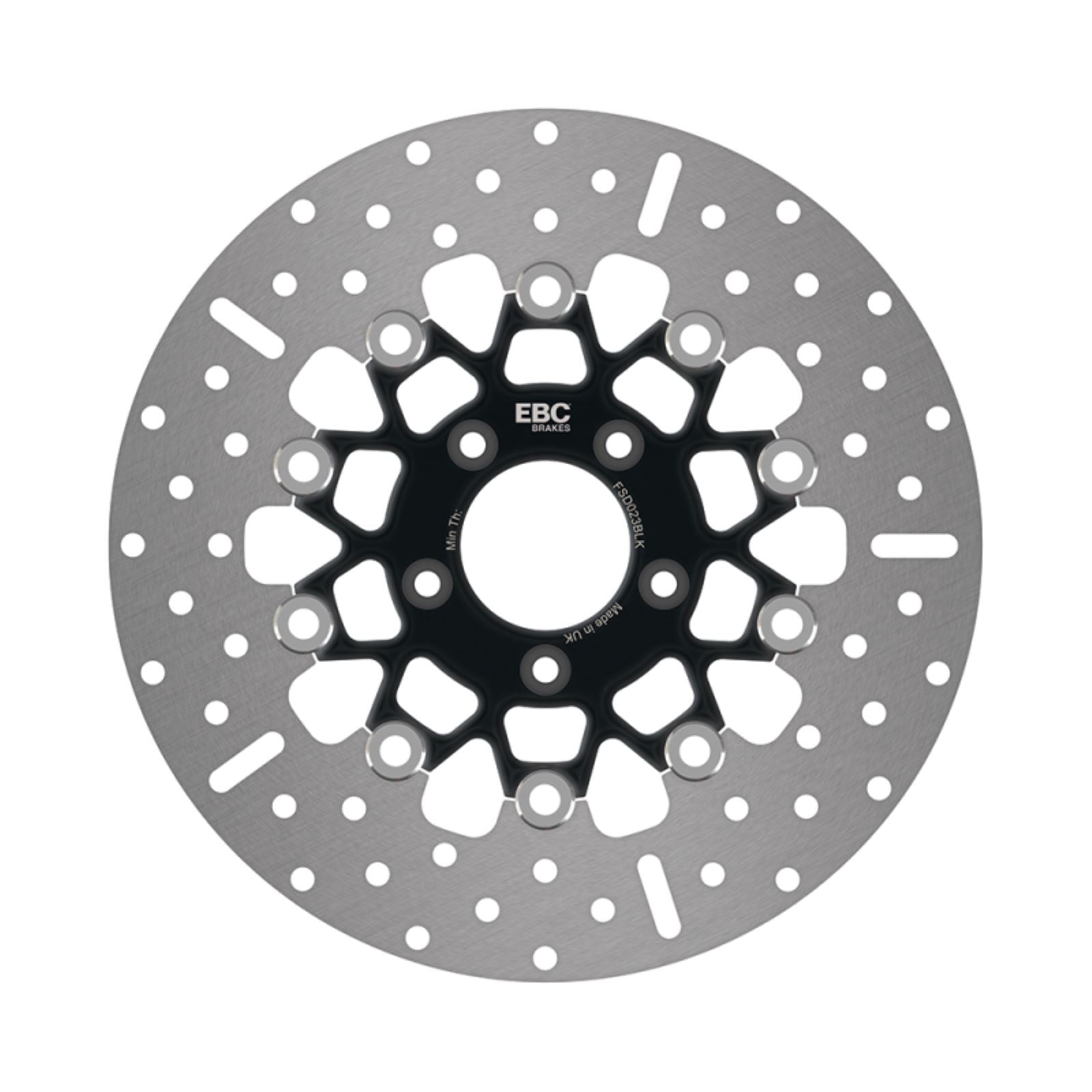 EBC Brakes Brake Rotor - Black Carrier - FSD023 Black FSD023BLK_1454573