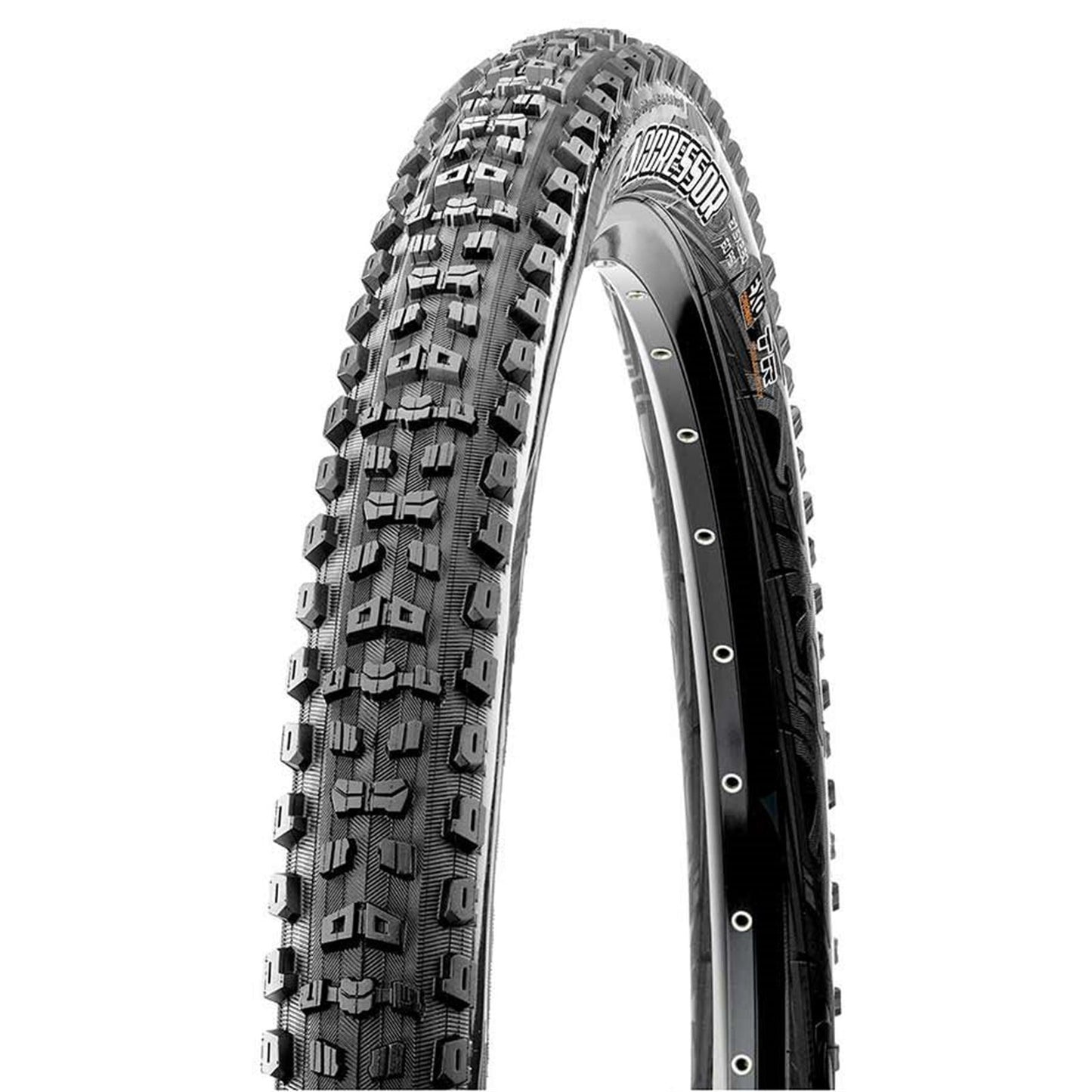 Maxxis - Bicycle Aggressor Tire, 29''x2.30 Folding Tubeless Ready Dual EXO 60TPI Black TB96882000_1102510