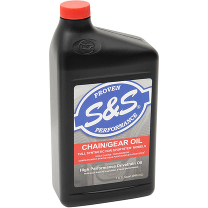 S&S Cycle Synthetic Chain/Gear Oil - 1 US Quart 153763_470178