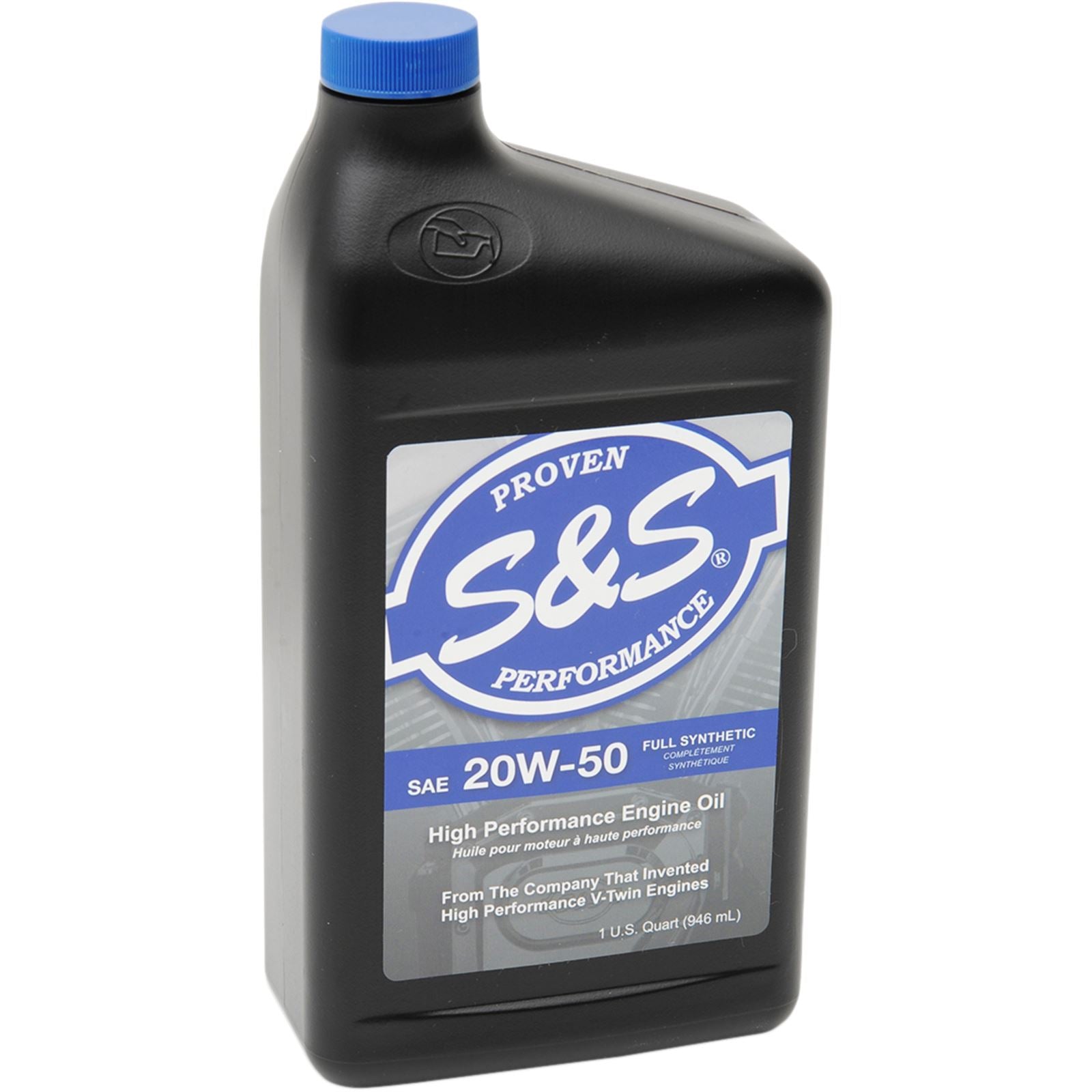 S&S Cycle Synthetic Oil 20W50 - 1 US Quart 153755_470171