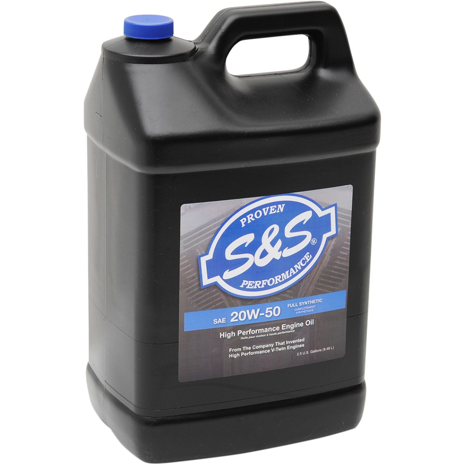 S&S Cycle Synthetic Oil 20W50 - 2.5 US Gallons 153749_470172