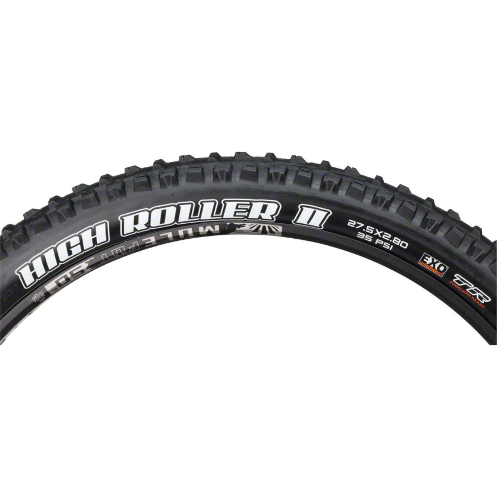 Maxxis - Bicycle High Roller II Tire - 27.5 x 2.8 - Tubeless - Folding - Dual - EXO TB96910100_1216493