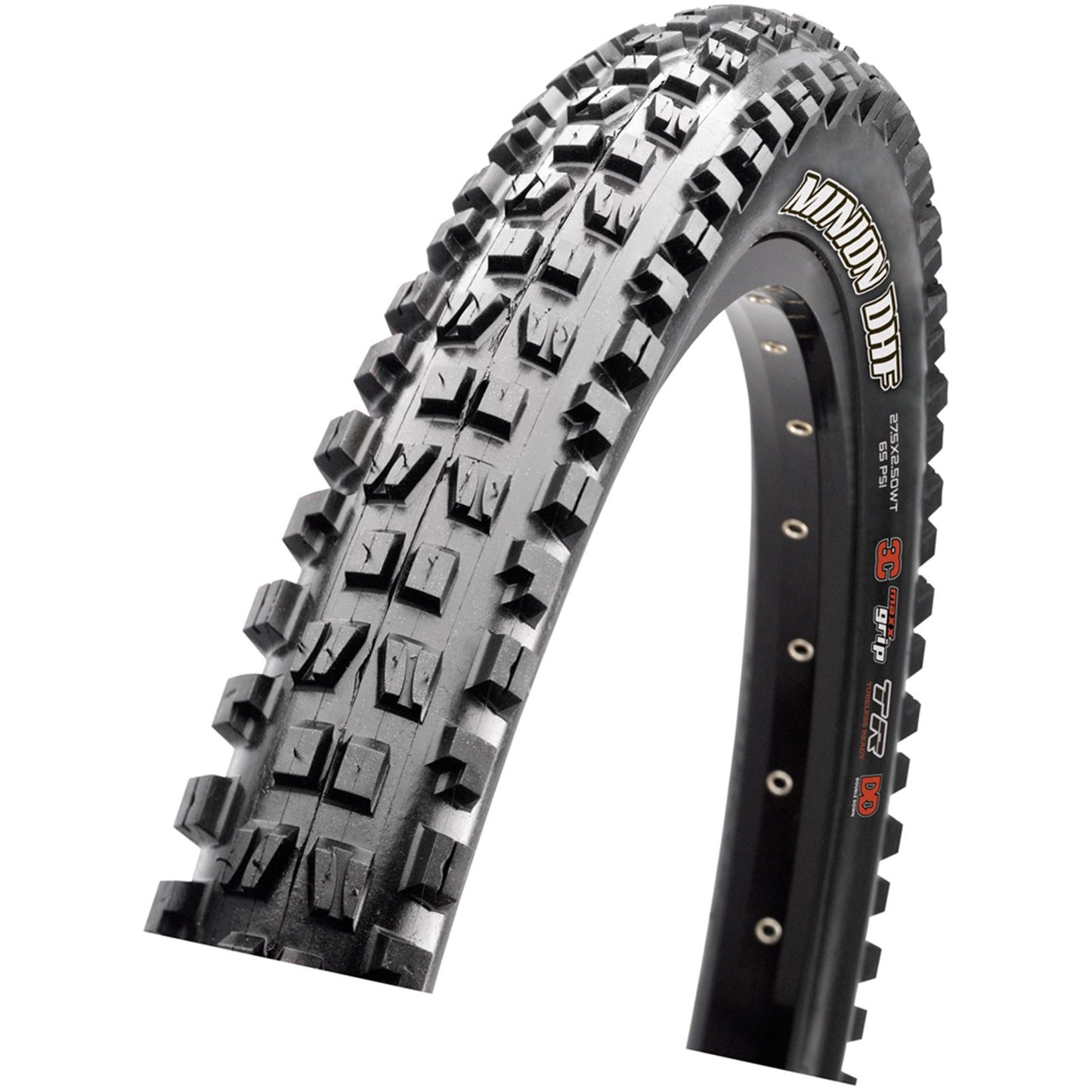 Maxxis - Bicycle Minion DHF Tire 27.5''x2.50 Folding Tubeless Ready Dual EXO  TB85975000_220915