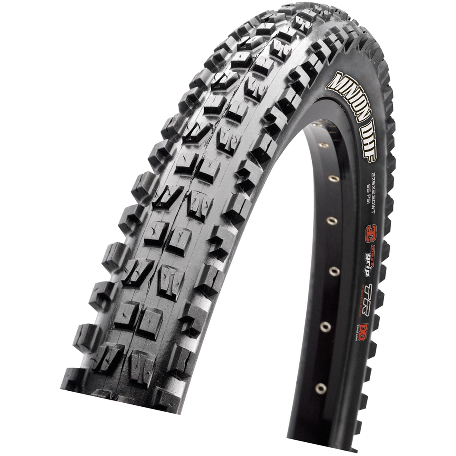 Maxxis - Bicycle Minion DHF Tire 27.5''x2.50 Folding Tubeless Ready Dual EXO  TB85975000_220915
