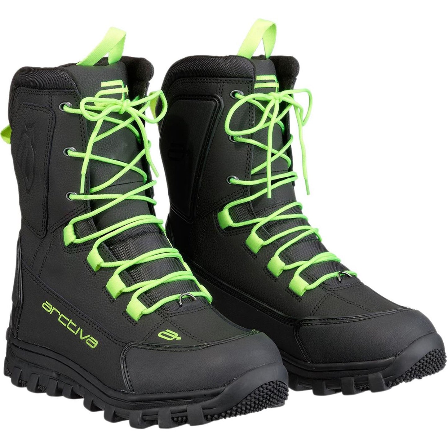 Arctiva Advance Boots - Black/Hi-Viz Green_221191