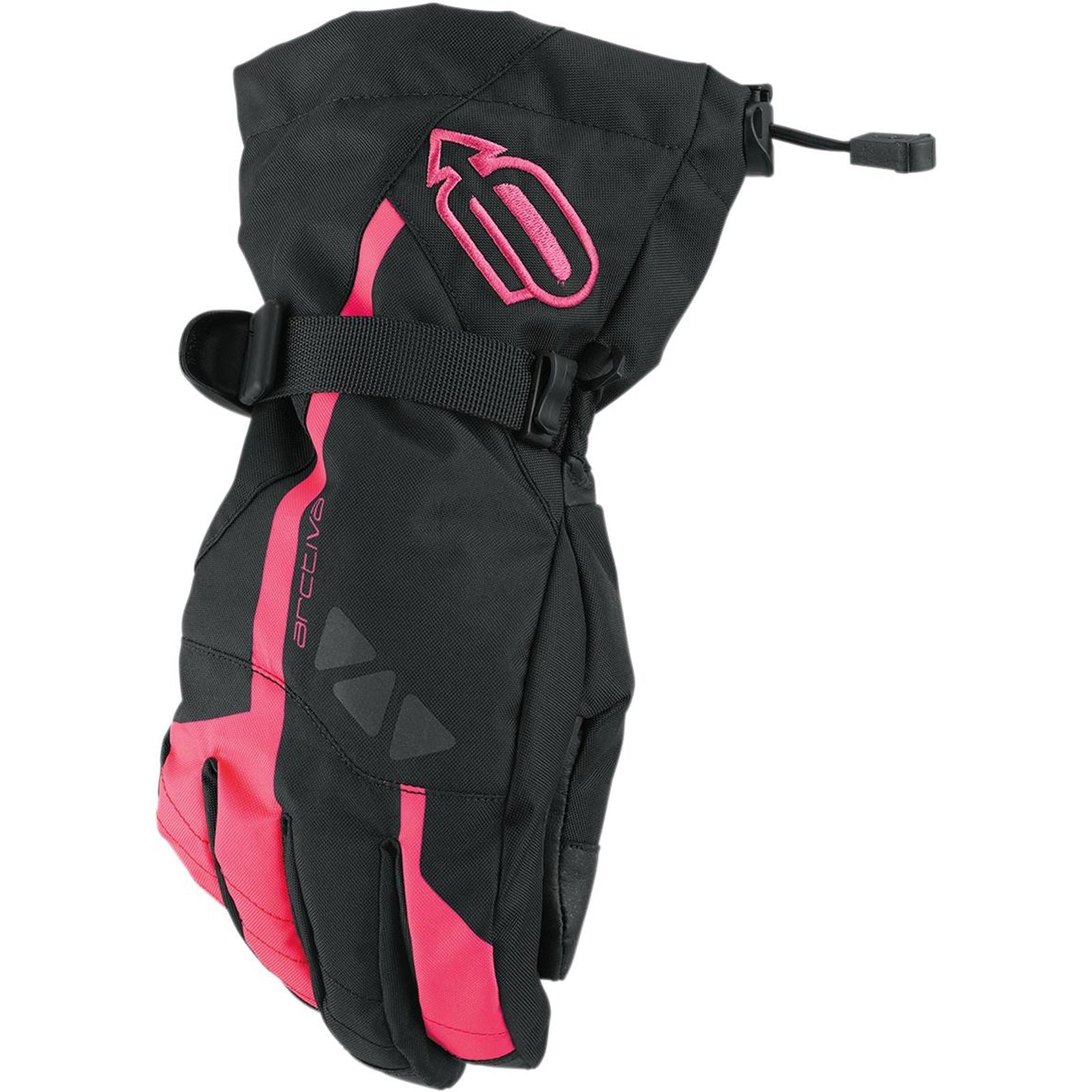 Arctiva Women's Pivot Mittens - Black/Pink - 2X-Large 3341-0410_221336