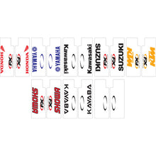 Factory Effex Fork Shield Decal - Showa - Red 02-8515_384999