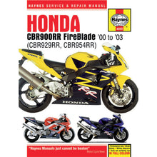Haynes Manuals Manual for Honda CBR929/954 [MPN: 4060]_392724