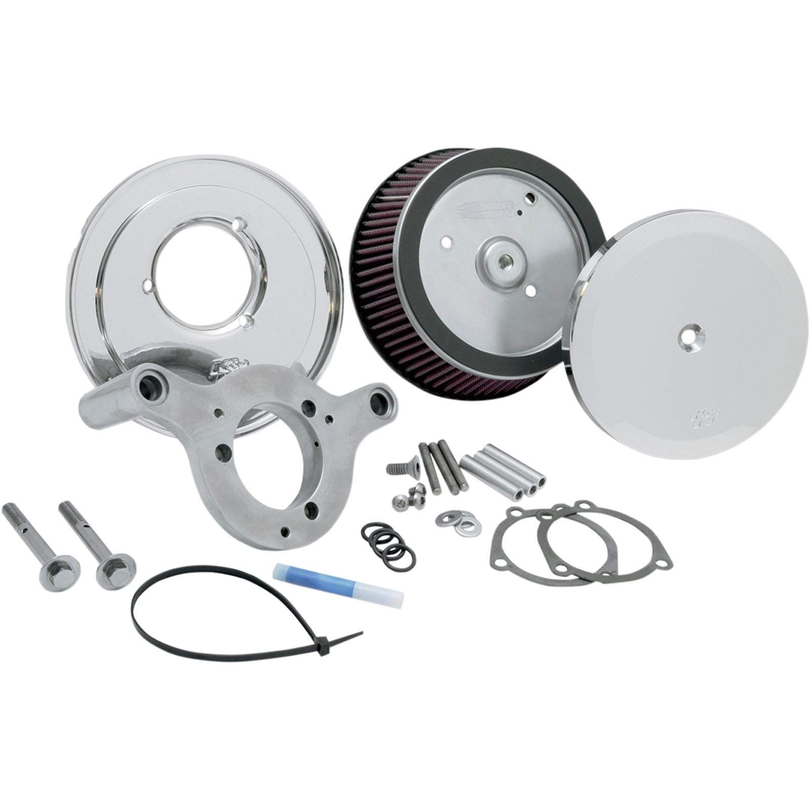 K&N Filters Street Metal Intake Hammer Mirror Finish [MPN: RK-3933]_402433