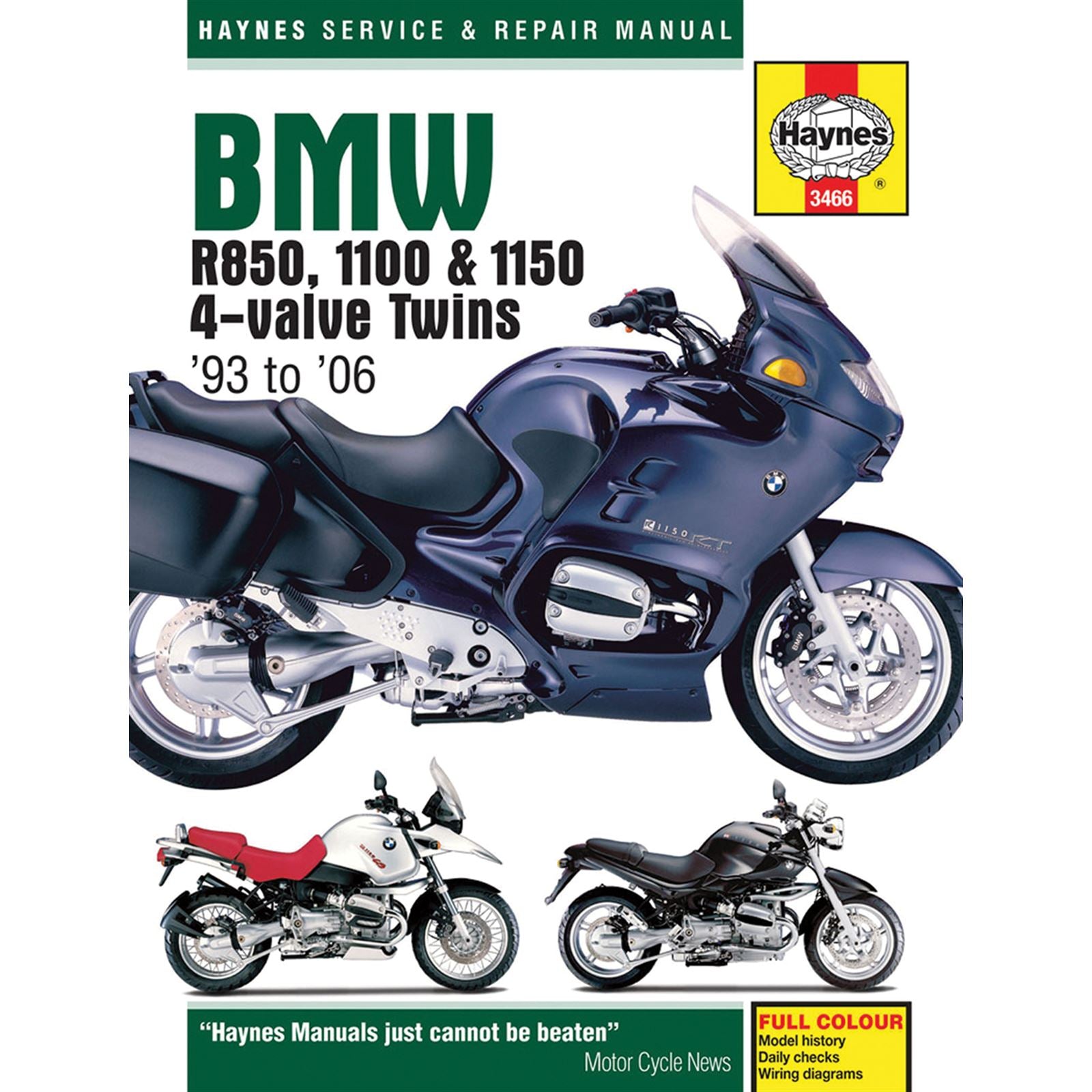 Haynes Manuals Manual for BMW 4-Valve Twin [MPN: 3466]_392807