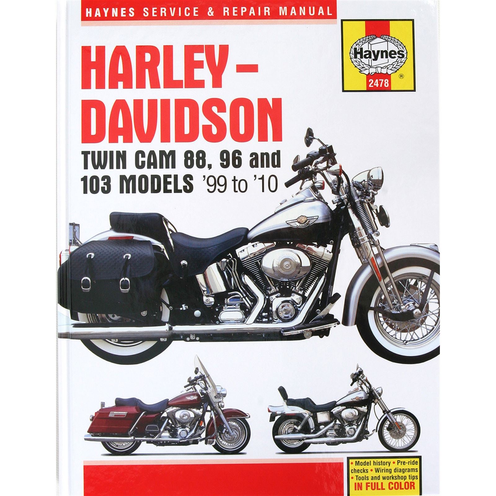 Haynes Manuals Manual for Harley-Davidson Twin Cam '99-'10 [MPN: 2478]_392795