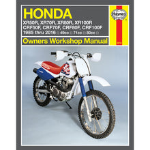 Haynes Manuals Manual for Honda XR80R/XR100R [MPN: 2218]_392780