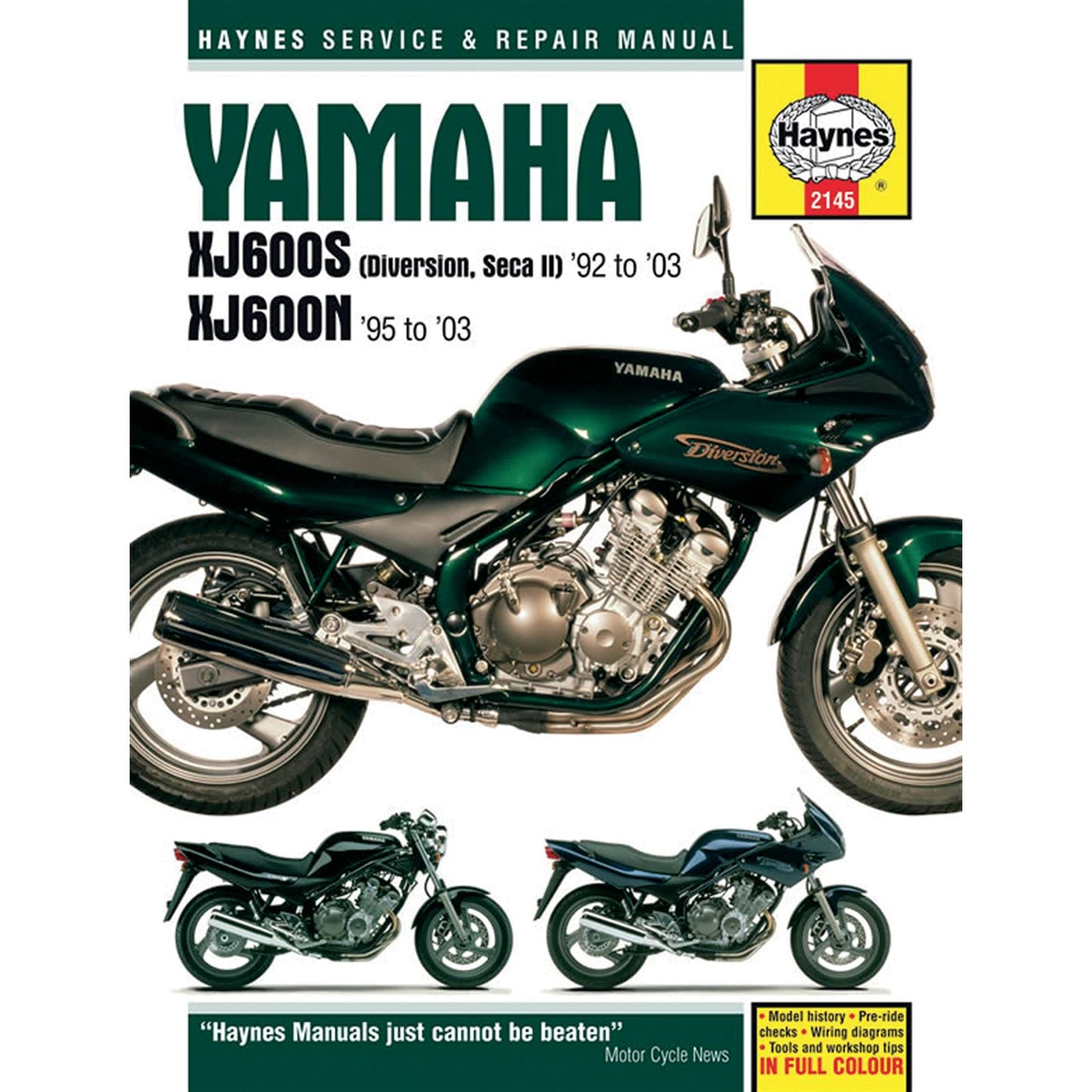 Haynes Manuals Manual - For Yamaha - XJ600S [MPN: 2145]_392774