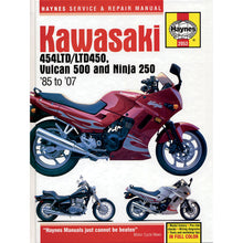 Haynes Manuals Service and Repair Manual for Kawasaki EN450/500 [MPN: 2053]_392764