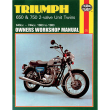 Haynes Manuals Manual for Triumph 2-Valve Twins [MPN: 122]_392755