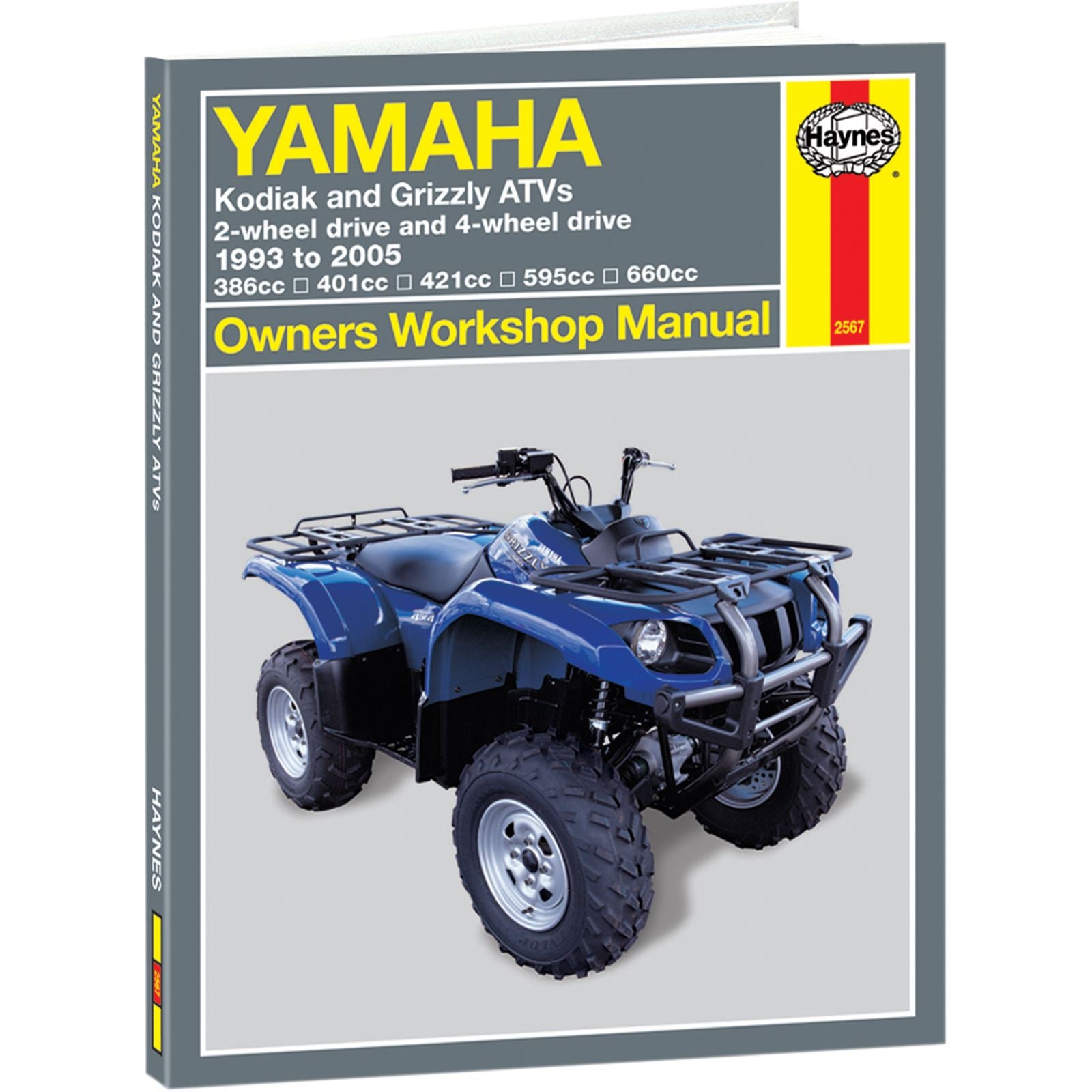 Haynes Manuals Manual for Yamaha Kodiak/Grizzly [MPN: 2567]_392731