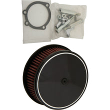 Harddrive Round Air Cleaner HP Classic Smooth Black 5-7/8" 120302_225094