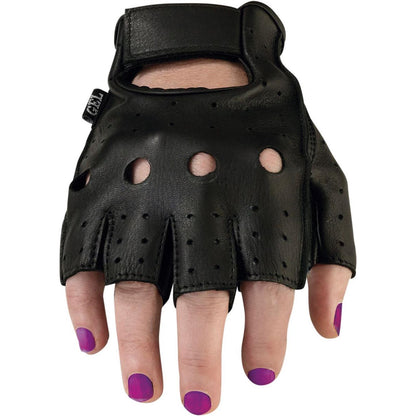 Z1R Women's 243 Half Gloves - Black _225196